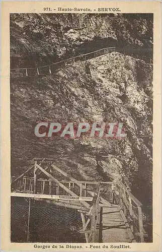 Cartes postales Gorges de la Ziosaz Pont du sofflet