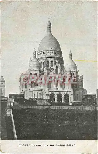 Cartes postales Paris basilique du sacre coeur