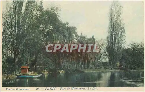 Cartes postales Paris parc de montsouris le lac