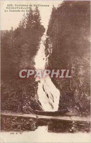 Cartes postales Environs de St Etienne Rochetaillee la cascade du barrage