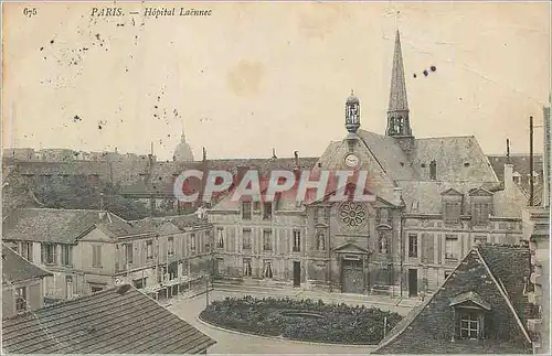 Cartes postales Paris hopital laennec