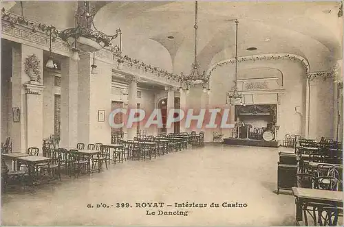 Cartes postales Royat interieur du casino le dancing