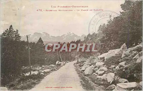 Cartes postales Route des booillounes le massif du garlitte