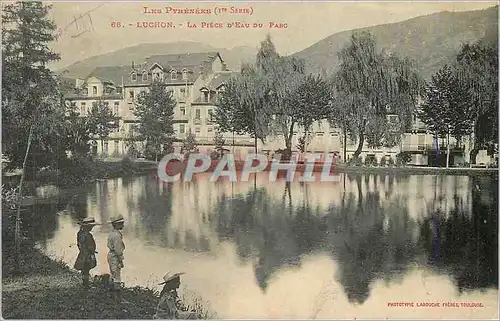 Cartes postales Luchon la piege d'eau du parc