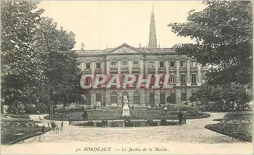 Ansichtskarte AK Bordeaux les jardin de la mairie