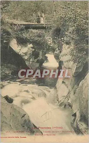 Cartes postales Luchon route de la vallee du lys