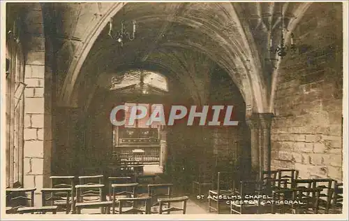 Cartes postales St Anselms chapel chester cathedrale