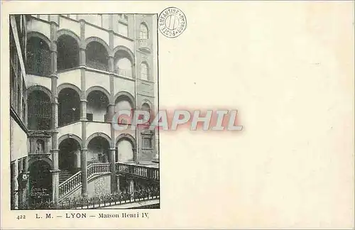 Cartes postales Lyon Maison Henri IV