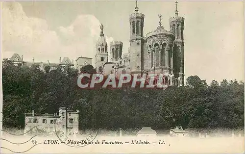 Cartes postales Lyon N D de fourviere l'abside