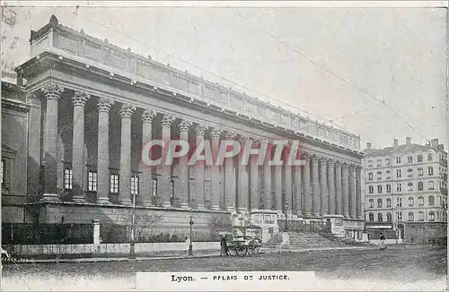 Cartes postales Lyon palais de justice