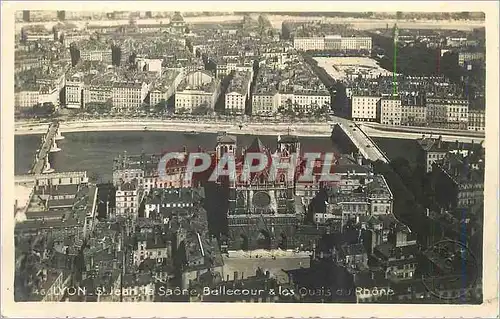 Cartes postales Lyon st jean saone bellecour les quais du rhone