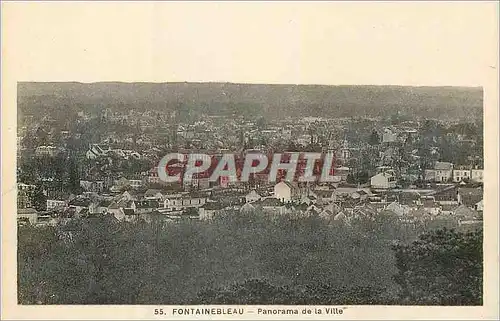 Ansichtskarte AK fontainebleau panorama de la ville