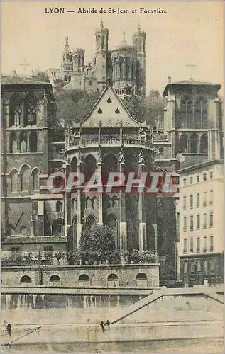 Ansichtskarte AK Lyon abside de st jean et fourviere