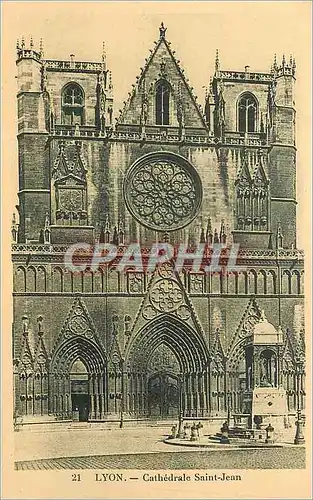 Cartes postales Lyon cathedrale saint jean