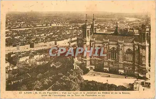 Cartes postales Lyon N D de fourviere