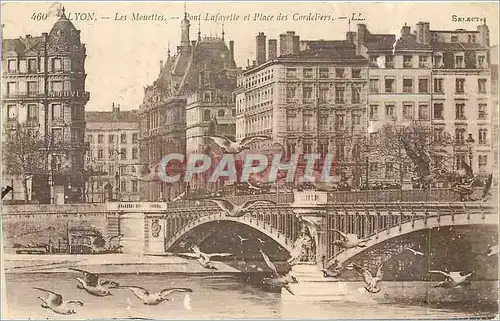 Ansichtskarte AK Lyon les mouettes pont lafavelle et place des cordeliers