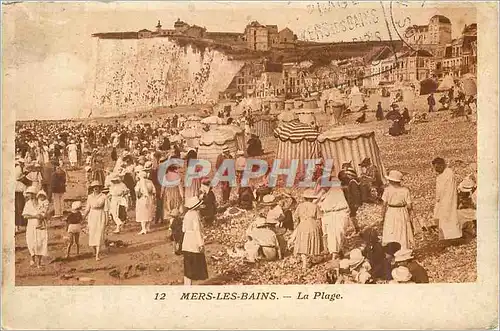 Cartes postales Mers les bains la plage