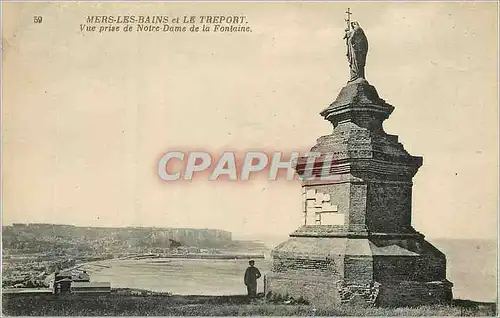 Ansichtskarte AK Mers les bains et le treport vue prise de N D de la fontaine