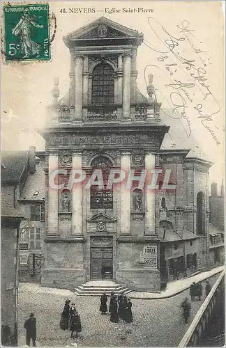 Cartes postales Nevers eglise saint pierre