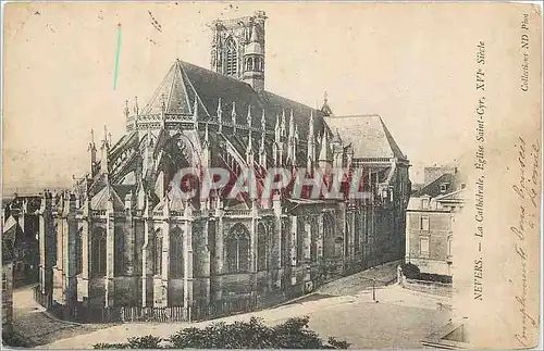 Cartes postales Nevers cathedrale eglise saint cyr XVIe s
