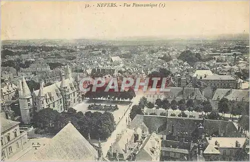Cartes postales Nevers vue panoramique