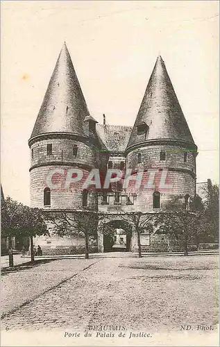 Ansichtskarte AK Beauvais porte du palais de justice