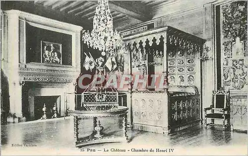 Ansichtskarte AK Pau chateau chambre de Henri IV