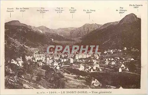 Cartes postales Le Mont Dore vue generale