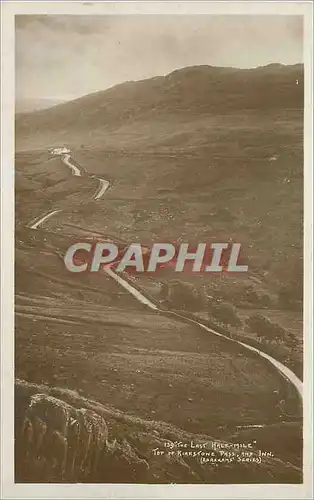 Cartes postales moderne The Last Half-Mile Top of Kirkstone pass and inn