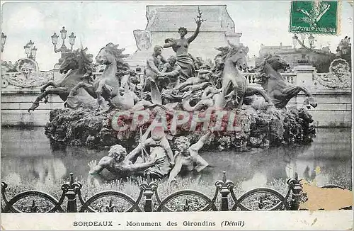 Cartes postales Bordeaux Monument des Girondins (Detail)