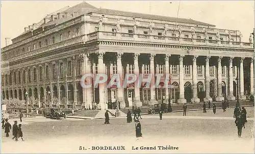 Cartes postales Bordeaux Le Grand Theatre