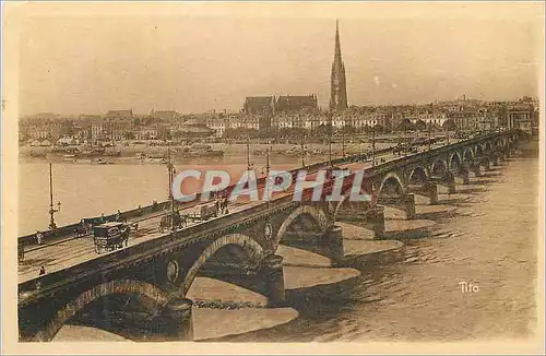 Cartes postales Bordeaux Le Pont sur la Garonne