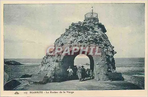 Cartes postales Biarritz Le Rocher de la Vierge