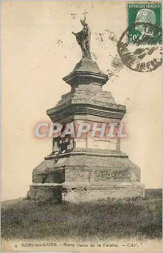 Cartes postales Mers-les-Bains Notre Dame de la Falaise