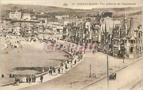 Ansichtskarte AK Mers-les-Bains Vue generale de l'Esplanade