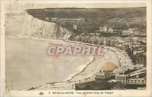 Cartes postales Mers-les-Bains Vue generale prise du Treport