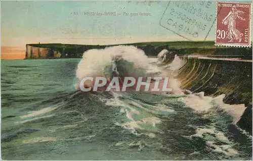 Cartes postales Mers-les-Bains Par Gros Temps