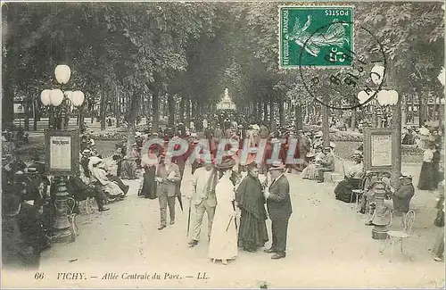 Cartes postales Vichy Allee Centrale du Parc