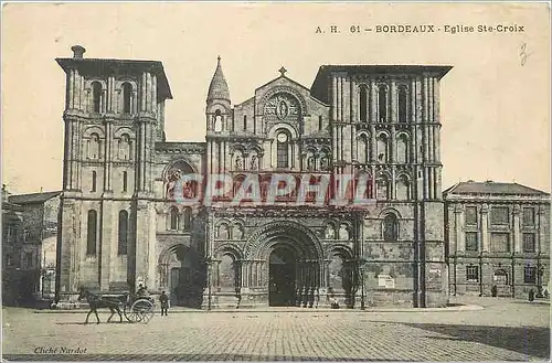 Cartes postales Bordeaux Eglise Ste-Croix