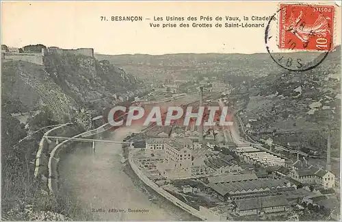 Cartes postales Besancon Les Usines des Pres de Vaux la Citadelle