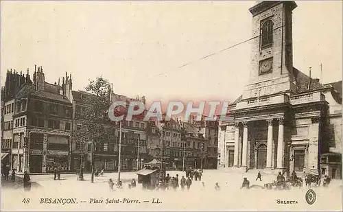 Cartes postales Besancon Place Saint-Pierre