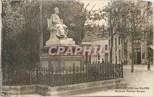 Cartes postales Besancon-les-Bains Statue Victor-Hugo