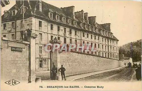 Cartes postales Besancon-les-Bains Caserne Ruty Militaria