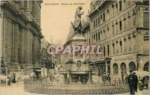 Cartes postales Besancon Statue de Jouffroy