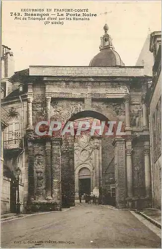 Ansichtskarte AK Besancon La Porte Noire Arc de Triomphe eleve par les Romains (IIe siecle)