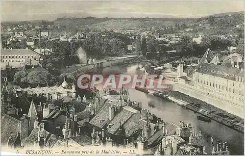 Ansichtskarte AK Besancon Panorama pris de la Madeleine