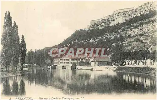 Ansichtskarte AK Besancon Vue sur le Doubs a Tarragnoz