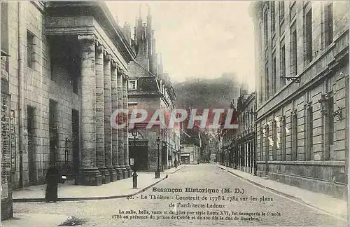 Cartes postales Besancon Historique (M D) Le Theatre