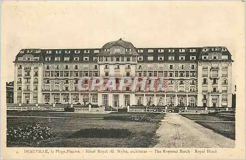 Cartes postales Deauville La Plage Fleurie