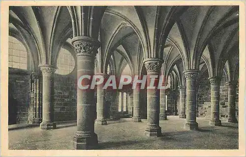 Ansichtskarte AK Abbaye du Mont St-Michel Salle des Chevaliers